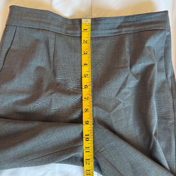 Babaton Grey Stretch Wool Classic Ankle Trouser - Picture 2 of 6